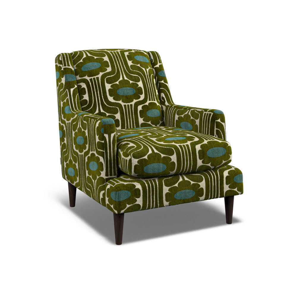 Teal green sophie store upholstered swivel chair